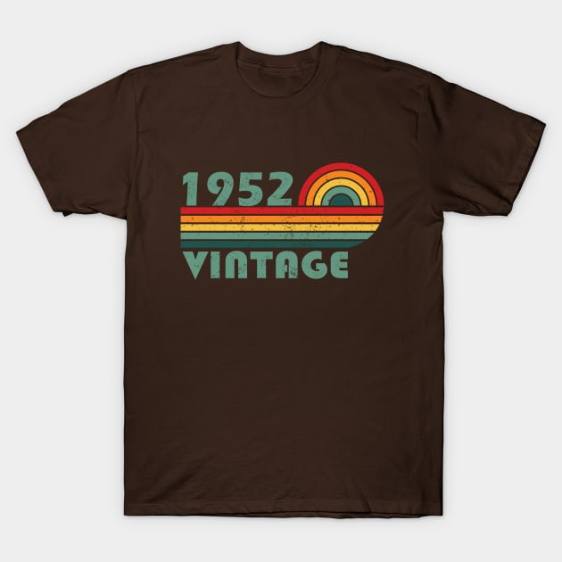 vintage 1952 birthday gift T-Shirt by omitay